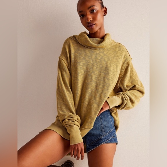 Free People Tops - Free People We The Free Timmy Turtleneck in Mustard